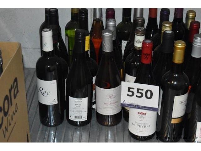 Lot diverse wijnen, wo. rode, rosé en mousserende wijn - afbeelding 3 van  4