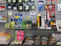 Lot diverse wo. inktpatronen, schriftjes, pennen etc