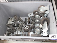 Lot diverse zwenkwielen/bokwielen