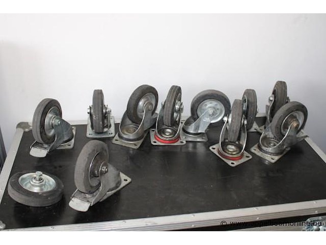 Lot diverse zwenkwielen/bokwielen - afbeelding 2 van  2