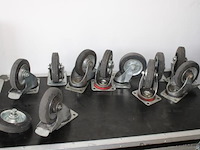 Lot diverse zwenkwielen/bokwielen - afbeelding 2 van  2