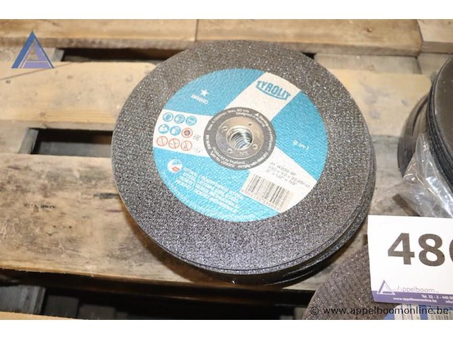 Lot doorslijpschijven - tyrolit - 230x3.0mm lot doorslijpschijven - pferd - eht 230-2.5 sg steel lot doorslijpschijven - onbekend - stone cutting disc - afbeelding 2 van  4