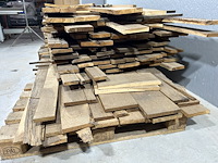 Lot eiken planken diverse lengtes (+/- 50st) - afbeelding 1 van  4