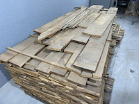 Lot eiken planken diverse lengtes (+/- 50st) - afbeelding 2 van  4