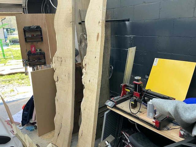 Lot eiken planken hardhout - afbeelding 1 van  7