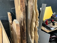 Lot eiken planken hardhout - afbeelding 6 van  7