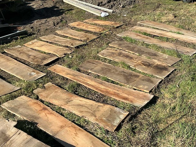 Lot eiken planken hardhout - afbeelding 2 van  7