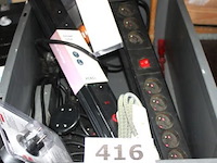 Lot electramateriaal wo stekkerdozen - afbeelding 1 van  2