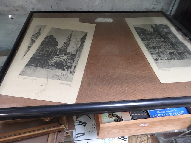 Lot etsen oude brussel - afbeelding 3 van  3