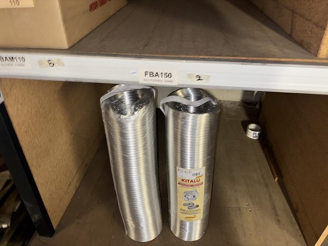 Lot flexibele ventilatie buizen - afbeelding 2 van  8