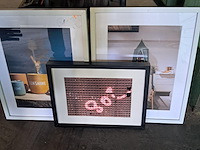 Lot fotokaders 13 st + 3 informatiemappen kunstwerken - afbeelding 1 van  9