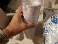Lot frietbakjes, sauspotjes, vorkjes en shotglaasjes - afbeelding 10 van  11