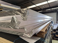 Lot geisoleerde wandpanelen antraciet plm 3,1m - afbeelding 2 van  9