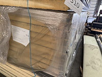 Lot geisoleerde wandpanelen antraciet plm 3,1m - afbeelding 4 van  9