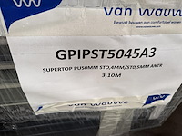 Lot geisoleerde wandpanelen antraciet plm 3,1m - afbeelding 8 van  9
