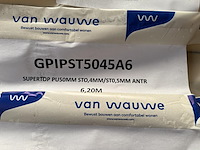 Lot geisoleerde wandpanelen antraciet plm 6,2m - afbeelding 10 van  10