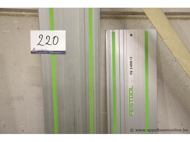 Lot geleiderrails wo festool fs1400/2 - afbeelding 2 van  3