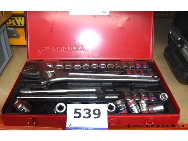 Lot gereedschap king tony, wo moerselutel 361118 - afbeelding 3 van  3