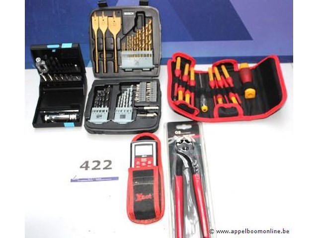 Lot gereedschap wo digitale afstandmeter enz - afbeelding 1 van  3