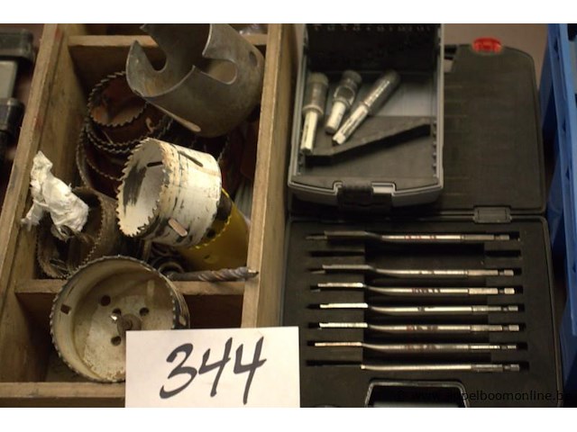 Lot gereedschap wo klokboren - afbeelding 1 van  3