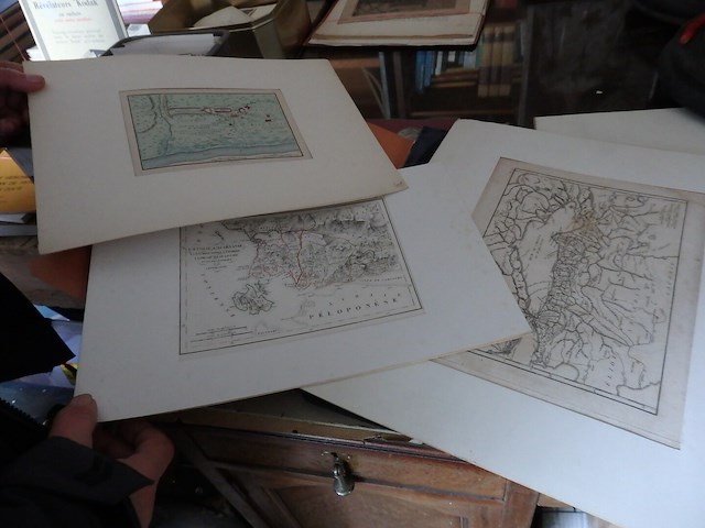 Lot getekend kaarten, magazines, in 2 mappen - afbeelding 2 van  4