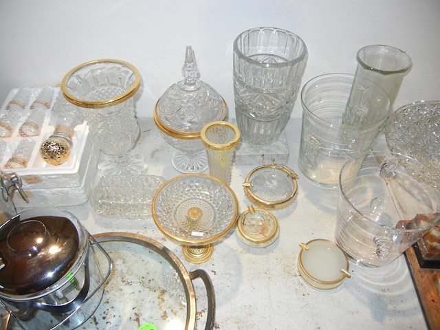 Lot glas + ijsemmers - afbeelding 1 van  3