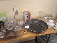 Lot glaswerk en diversen - afbeelding 1 van  1