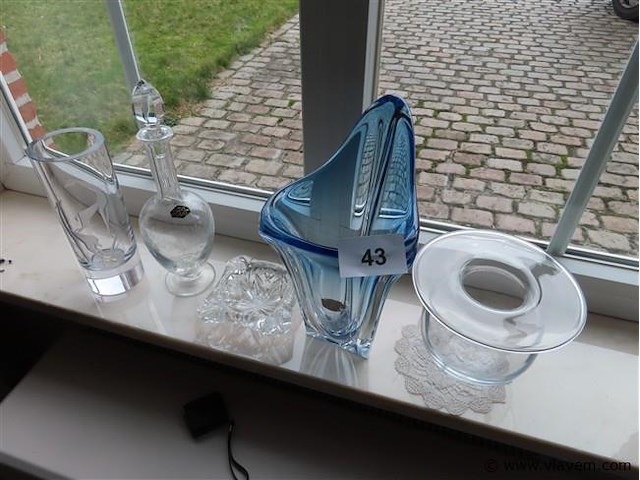 Lot glaswerk oa vsl - afbeelding 1 van  3