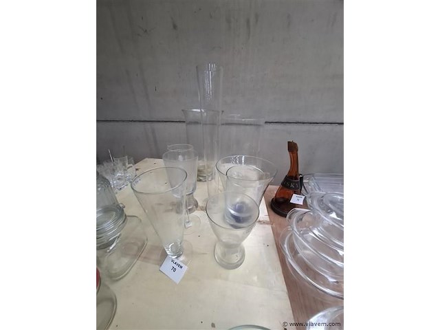Lot glaswerk - afbeelding 2 van  2