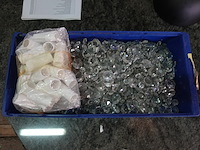 Lot glazen belletjes voor luster - afbeelding 1 van  4