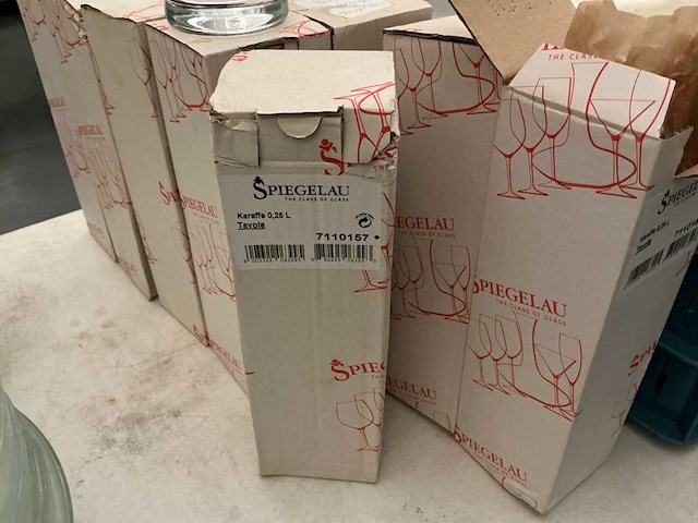 Lot glazen kommen en schalen - afbeelding 7 van  8