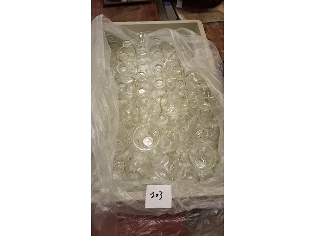 Lot glazen tasjes - afbeelding 1 van  1