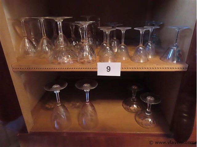 Lot glazen - afbeelding 1 van  3