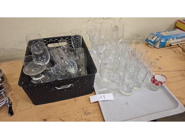 Lot glazen - afbeelding 1 van  1