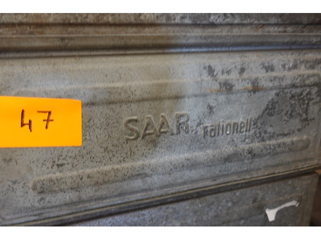 Lot grote metalen stapelbakken ( 16 stuks) - afbeelding 4 van  4