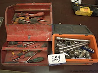 Lot handgereedschap wo dopsleutelset - afbeelding 1 van  3