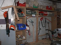 Lot handgereedschappen wo. zagen - afbeelding 1 van  1