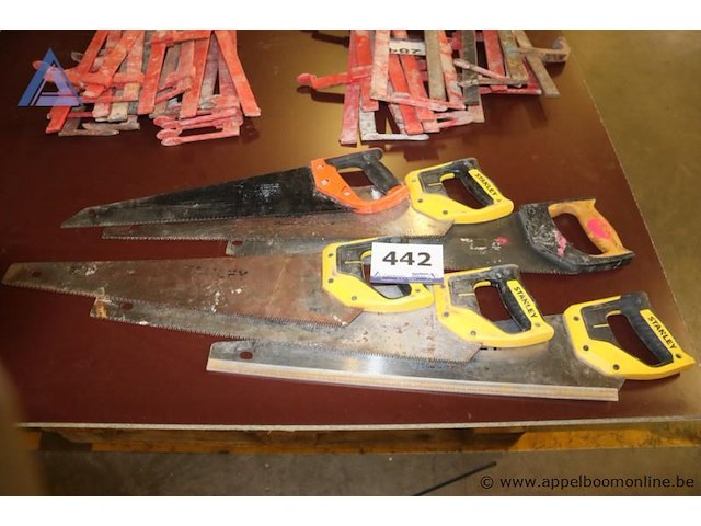 Lot handzagen - diverse maten - afbeelding 1 van  1