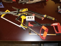 Lot handzagen - stanley - diverse maten lot ijzerzagen - diverse maten - afbeelding 1 van  1