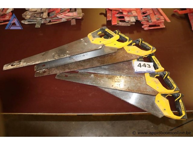 Lot handzagen - stanley - afbeelding 1 van  1