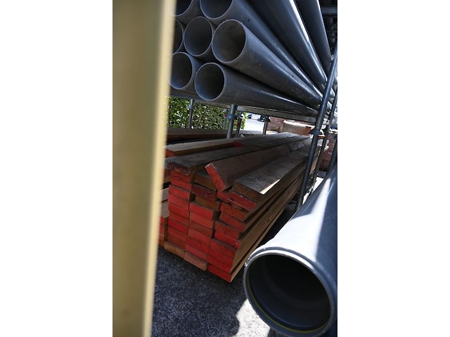 Lot houten balken - afbeelding 3 van  4