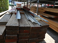 Lot houten balken - afbeelding 3 van  4
