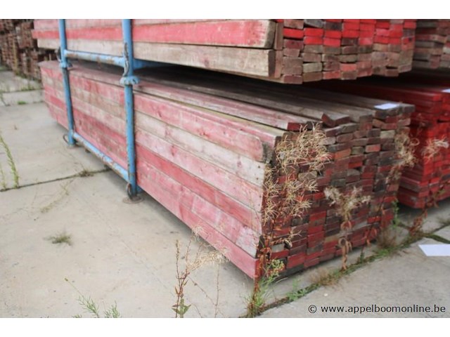 Lot houten planken lengte 400 cm - afbeelding 1 van  1
