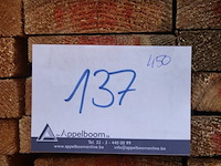 Lot houten planken lengte 450 cm - afbeelding 2 van  2