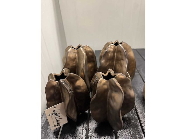 Lot huis decoratie - brons - afbeelding 2 van  4