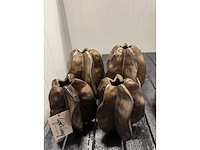 Lot huis decoratie - brons - afbeelding 2 van  4