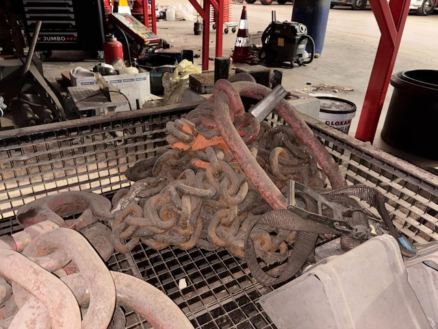 Lot ijzeren takels - afbeelding 6 van  7