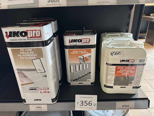Lot iko pro pu lijm / muur injectie / stop groen - afbeelding 1 van  4