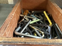 Lot inbussleutels -excl houten bak - afbeelding 1 van  2