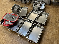 Lot inox bakken verschillende maten, bain marie's overige keukenbenodigdheden - afbeelding 6 van  12